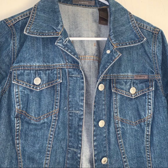 Liz Claiborne Denim Button Up Jacket Size S - Picture 4 of 7